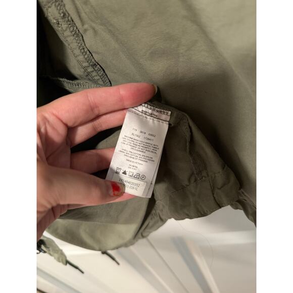 Columbia XL Cultus Lake Hooded Anorak Jacket Chore Coat Cypress Sage Army Green - Picture 9 of 9